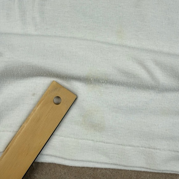 Vintage Escape to Paradise Shirt Men S White St. Thomas Islands Graphic Tee - Picture 7 of 8